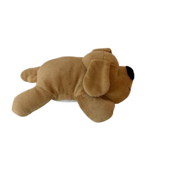 MELISSA & DOUG Plush Smiling Puppy Dog 10" Carmel Brown Soft Stuffed Animal - Picture 4 of 10